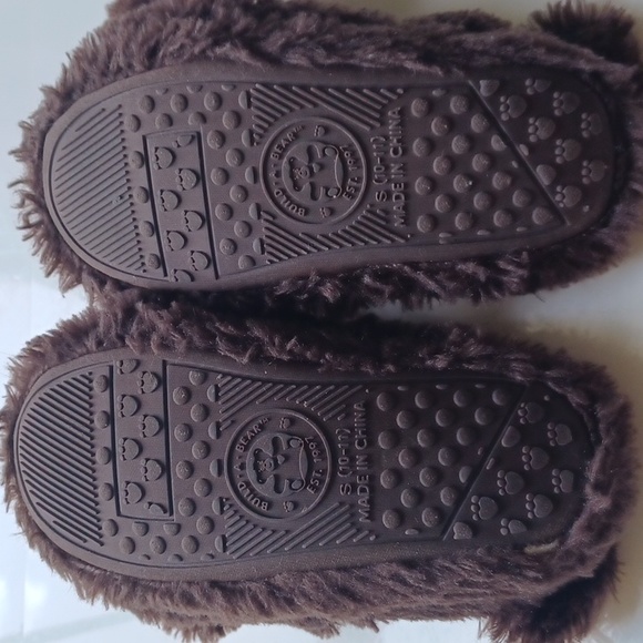 Build a bear brown monkey slippers shoes toddler size Small 10-11 - Picture 8 of 8